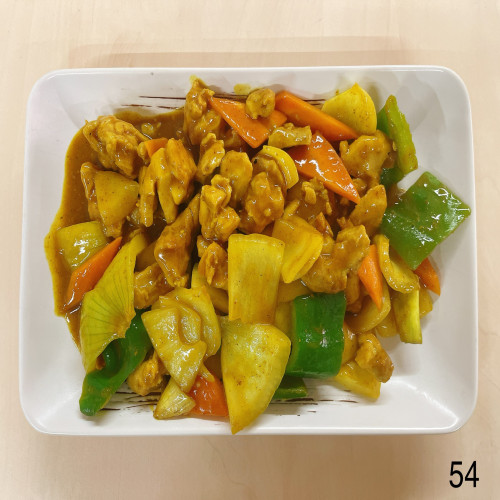 Pollo con curry