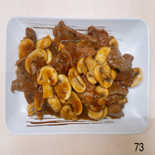Ternera con champiñones